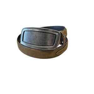 Nocona Kids Western Leather Belt w/Buckle Sz 28 Bullrider Buckle Cowboy N4421844